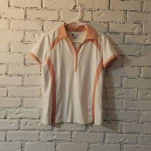 Izod short-sleeved size M golf/athletic top